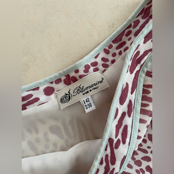 Blumarine Leopard Jade Beading Skirt - Picture 6 of 8